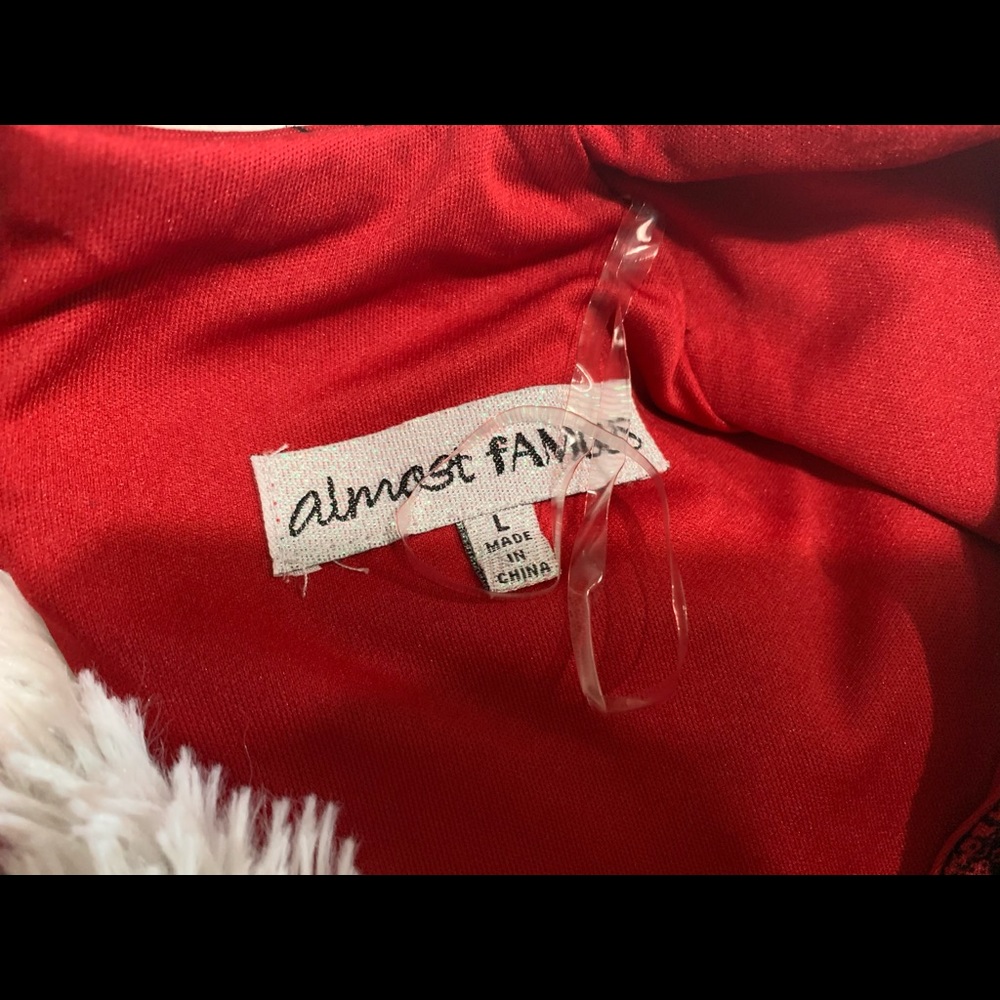 Almost Famous red floral dress - Picture 5 of 12